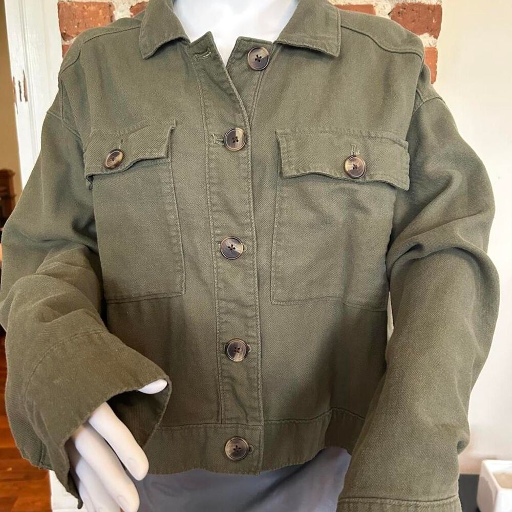 Old-navy Women's Khaki and Green Jacket